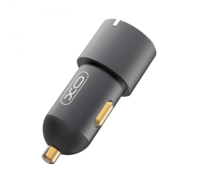 XO Зарядний пристрій XO CC45 1 USB QC 3.0 + 2 Type-C PD (60W) Black (XO-CC45-BK)