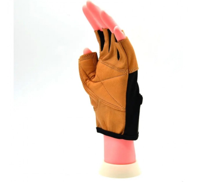 MadMax Рукавички для фітнесу MadMax MFG-444 Fitness Brown M (MFG-444-Brown_M)