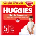 Huggies Підгузки Huggies Little Movers 5 (11-25 кг) M-pack, 126 шт (5029053583419)