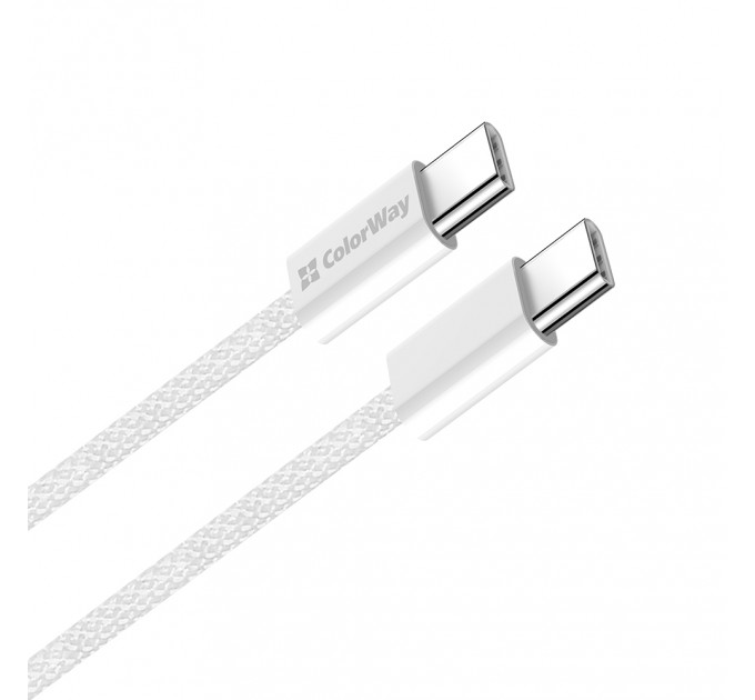 ColorWay Кабель ColorWay USB Type-C - USB Type-C (M/M), 3.0 А, 2 м, Gray (CW-CBPDCC068-GR)