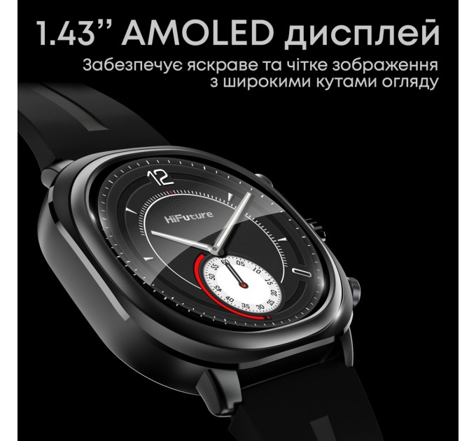 HIFuture Смарт-годинник HiFuture Aix Lite Black