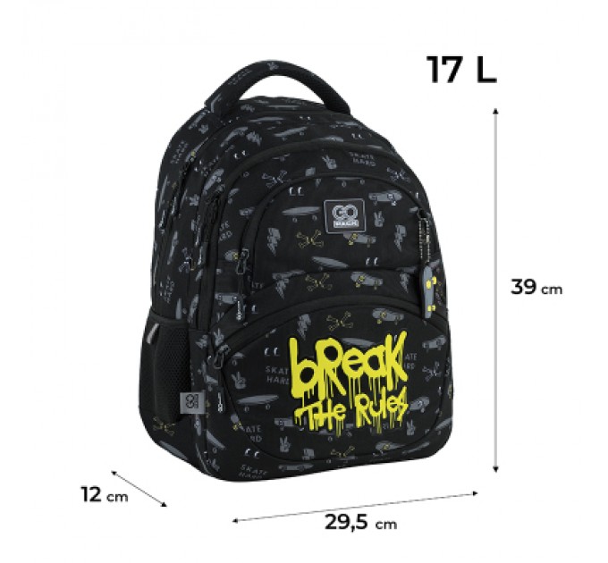 GoPack Рюкзак шкільний GoPack Education 175M-6 Break The Rules (GO25-175M-6)