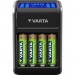 Varta Мережевий зарядний пристрій Varta LCD Plug Charger + 4 х Ni-Mh AA 2100 mAh (57687101441)