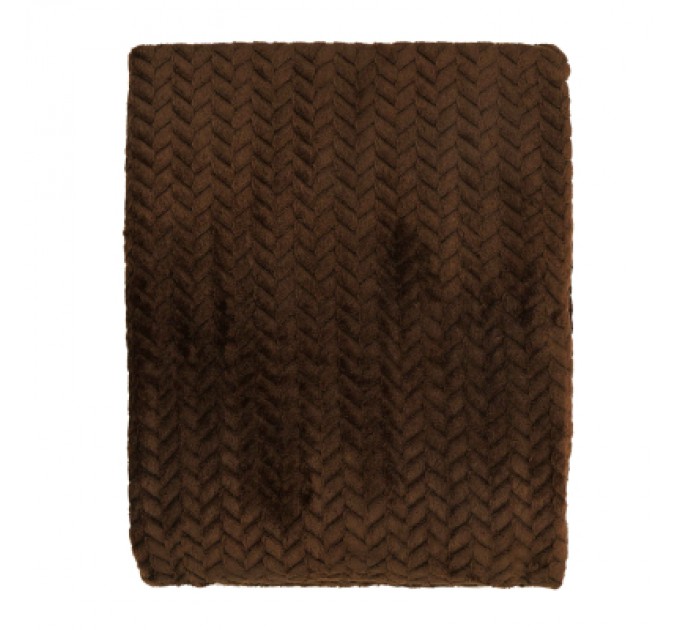 Ardesto Плед Ardesto Jacquard Braid 160х200см, 100% поліестер, коричневий (ART0205JB)