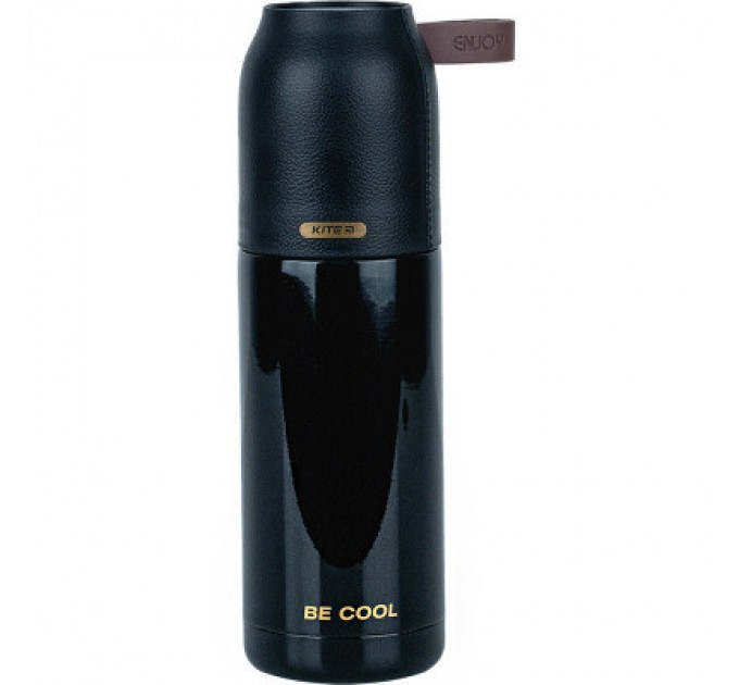 Kite Поїльник-непроливайка Kite Термос Pearl, 350 мл, чорний (K24-302-1)