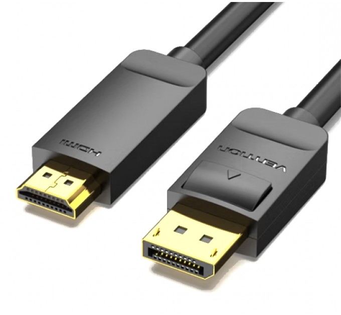 Vention Кабель Vention DisplayPort - HDMI (M/M), 3 м, Black (HAGBI)