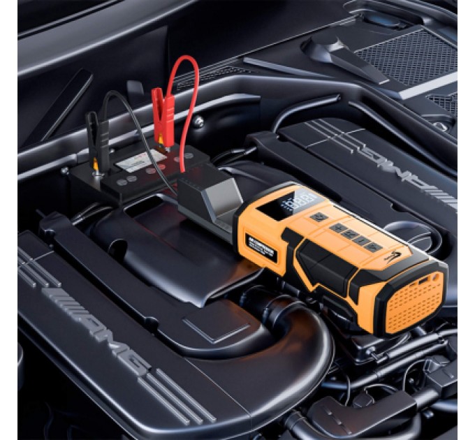 Пуско зарядний пристрій Aspiring Jump 3 8000mAh Power bank 3-in-1 with inflator, compressor, car charging (JM8000PIWC)