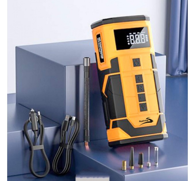 Пуско зарядний пристрій Aspiring Jump 3 8000mAh Power bank 3-in-1 with inflator, compressor, car charging (JM8000PIWC)