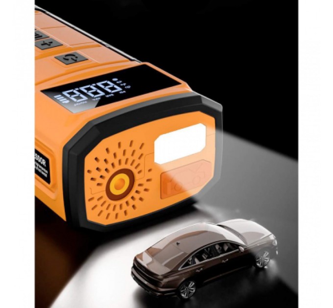 Пуско зарядний пристрій Aspiring Jump 3 8000mAh Power bank 3-in-1 with inflator, compressor, car charging (JM8000PIWC)