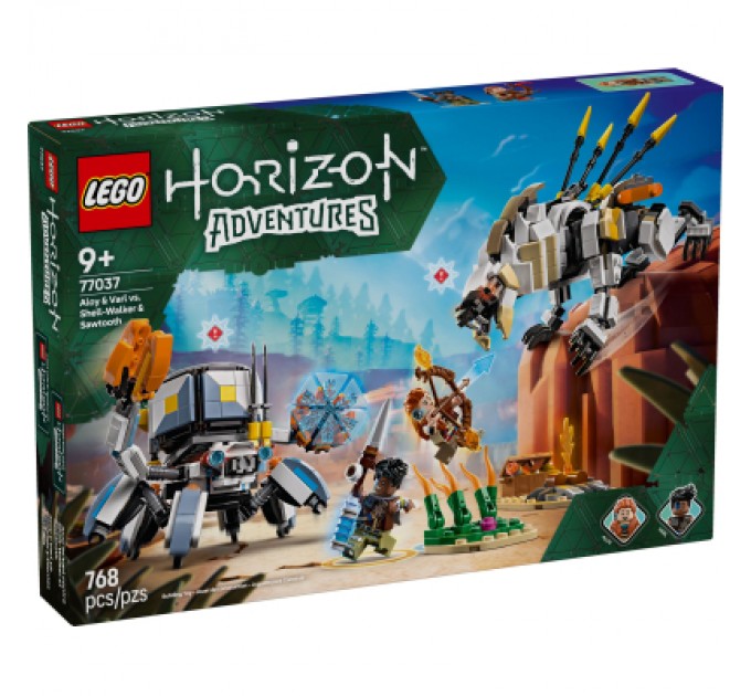 LEGO Конструктор LEGO Horizon Aloy і Varl проти Shell-Walker і Sawtooth (77037)