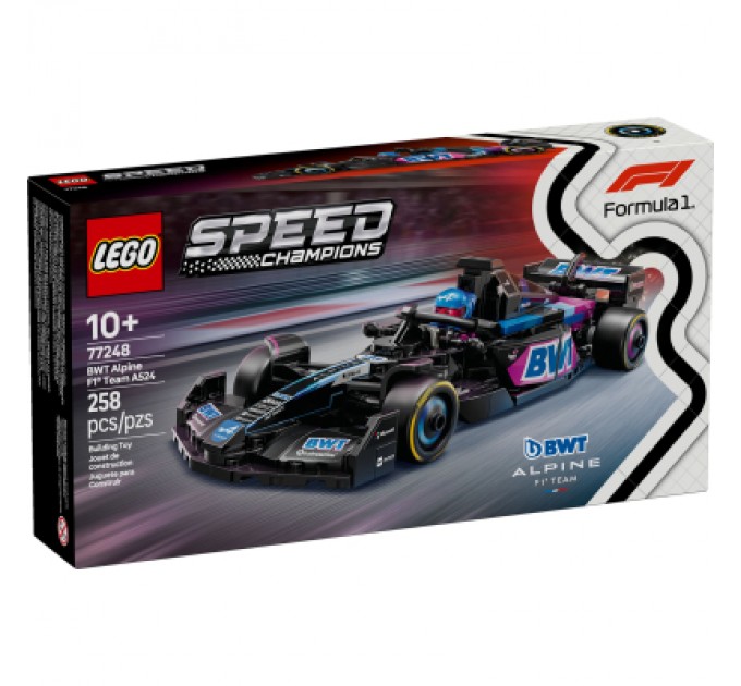 LEGO Конструктор LEGO Speed Champions Автомобіль для перегонів BWT Alpine F1® Team A524 (77248)