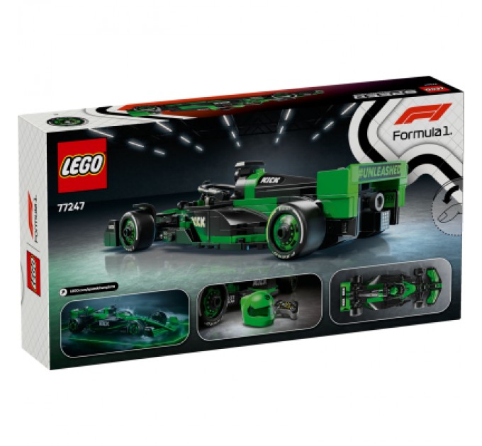 Конструктор LEGO Speed Champions Автомобіль для перегонів KICK Sauber F1 Team C44 (77247)