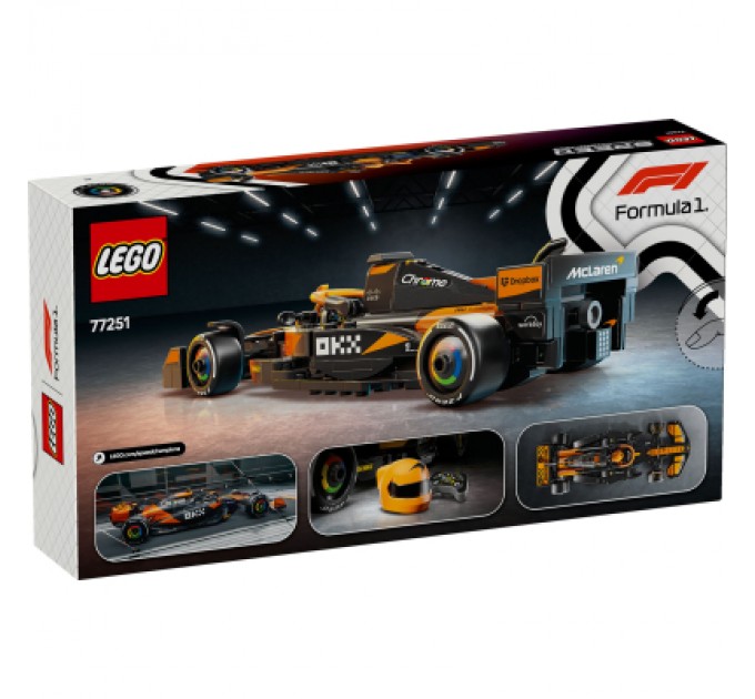 LEGO Конструктор LEGO Speed Champions Автомобіль для перегонів McLaren F1 Team MCL38 (77251)