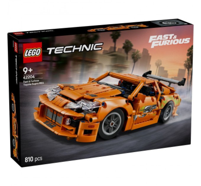Конструктор LEGO Technic Fast and Furious Toyota Supra MK4 (42204)