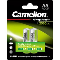 Акумулятор Camelion AA 2500mAh Ni-MH AlwaysReady * 2 R6-2BL (NH-АA2500АRBP2)