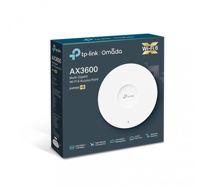 TP-Link Мережеве обладнання, Точка доступу 3600MBPS OMADA EAP660 HD TP-LINK