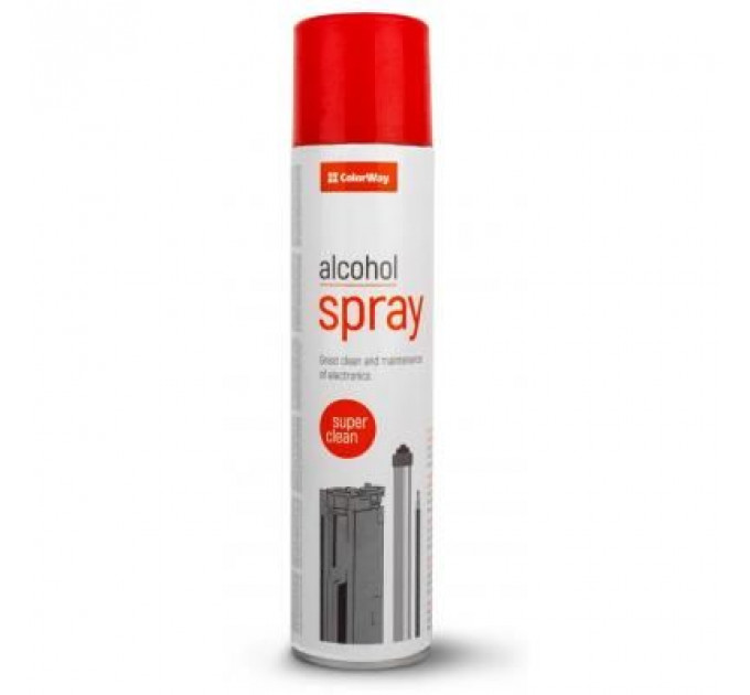 Спрей для очищення ColorWay alcohol spray, 300ml (CW-3730)