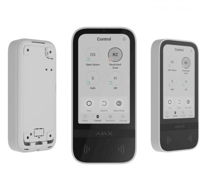 Ajax Ajax KeyPad TouchScreen (8EU) ASP white клавіатура