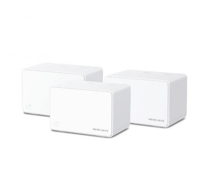 Домашня Mesh Wi-Fi система (3 шт у комплекті), Halo H80X(3-pack) MERCUSYS