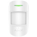 Ajax Бездротовий датчик руху і розбиття скла  WHITE 000001134 AJAX