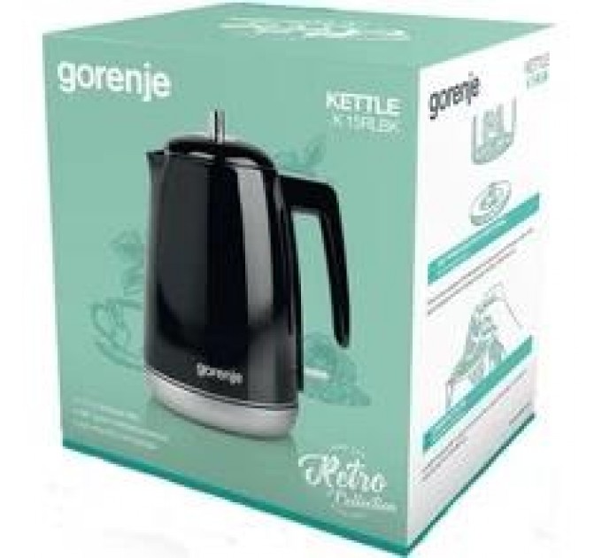 Gorenje Електрочайник GORENJE K 15 RLBK