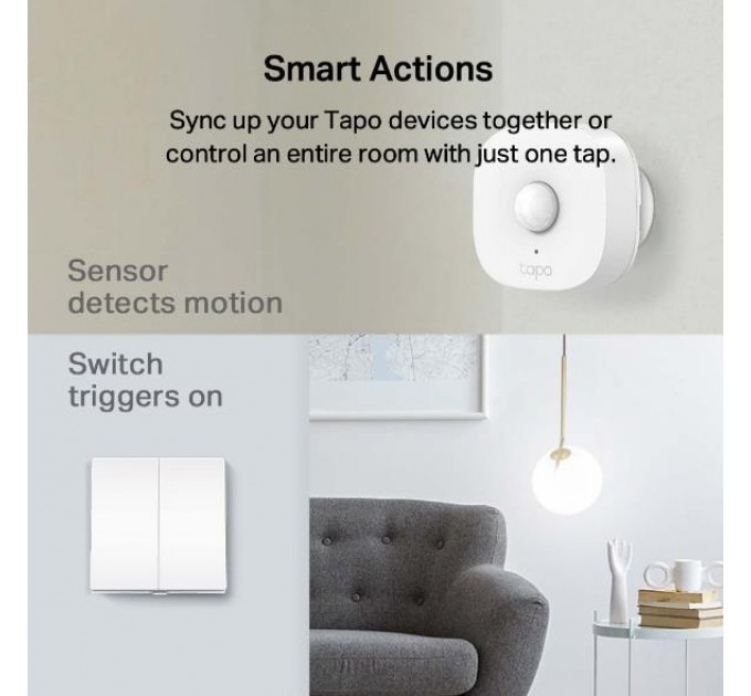 Розумний вимикач світла, 2-канальний 1-сторонній, Tapo S220 TP-LINK
