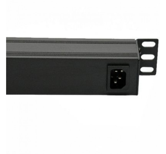 Силовий блок Eserver 19" 9 розеток, без выкл., без кабеля, алюм. корпус, 16А (WT-2261A-GER-9WAY-WO)
