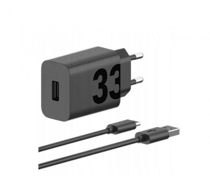 Motorola Зарядний пристрій MOTOROLA 33W USB-А +кабель 1m (MC-332L)ч