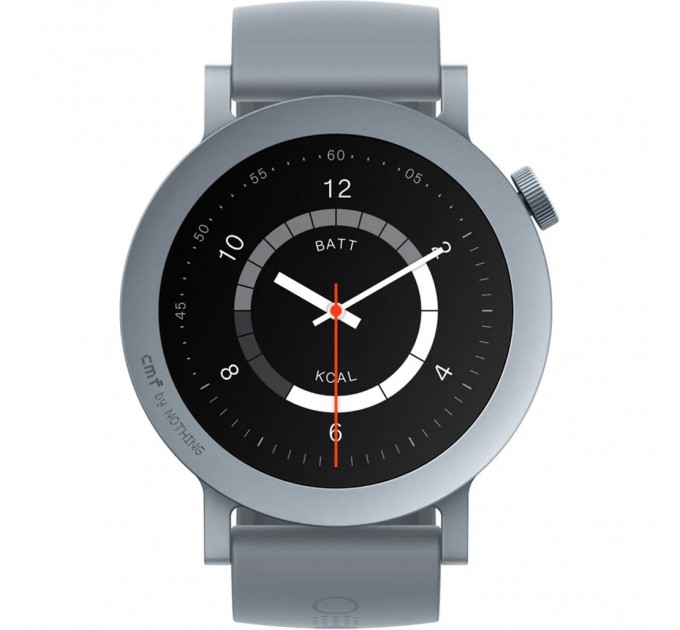 Nothing_ Смарт-годинник CMF by Nothing Watch Pro 2 Metal with Liquid Silicone Strap D398 Light Grey (A10700012)_EU