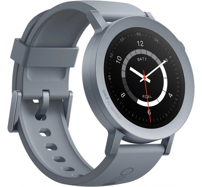 Nothing_ Смарт-годинник CMF by Nothing Watch Pro 2 Metal with Liquid Silicone Strap D398 Light Grey (A10700012)_EU