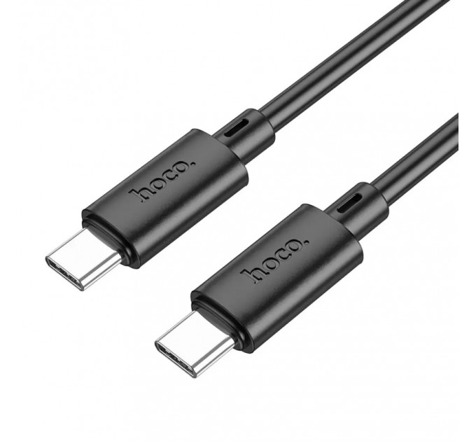 HOCO Кабель Hoco X88 Gratified 60W USB Type-C - USB Type-C, 1 м, Black (6931474783363)