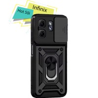 Чохол до мобільного телефона BeCover Military Infinix Hot 50i (X6531) Black (713047)