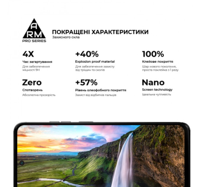 Armorstandart Скло захисне Armorstandart Pro Motorola G75 5G Black (ARM83293)