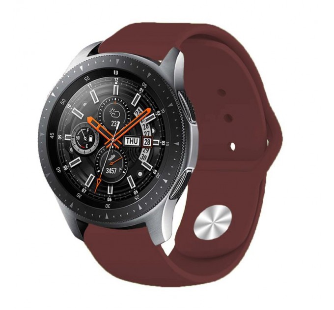 BeCover Силіконовий ремінець BeCover для Xiaomi iMi KW66/Mi Watch Color/Haylou LS01/Watch S1 Active Dark-Red (706349)