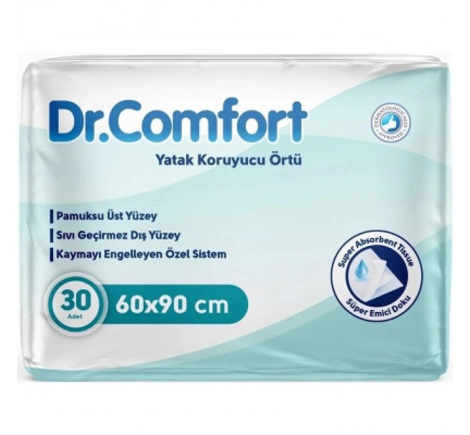 Dr.Comfort Пелюшки для малюків Dr.Comfort 90х60 см 30 шт (8680131202058)