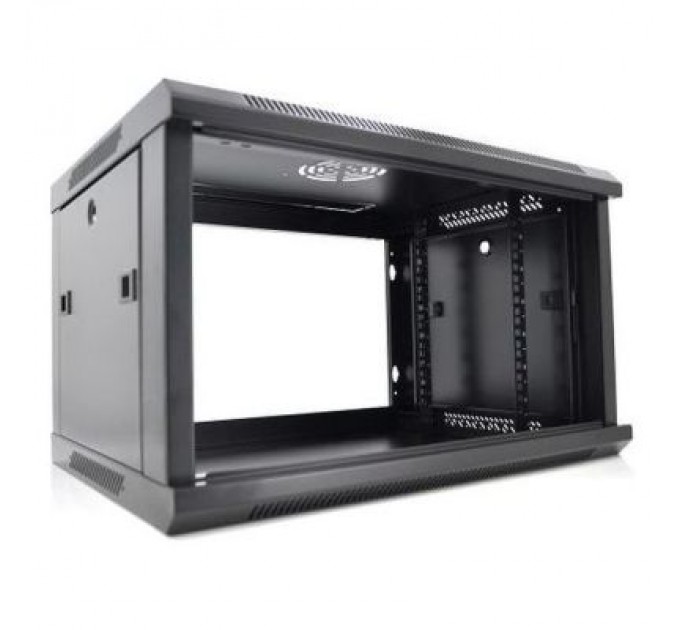 Merlion Шафа настінна Merlion 6U 19" 600*600*367 (Ш*Г*В)мм, black (Ml3-6606 / 23525)