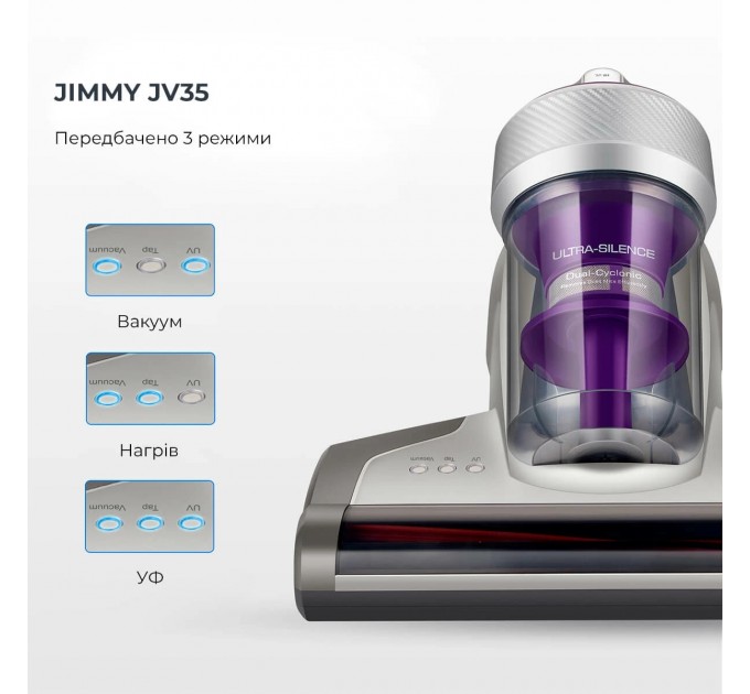Jimmy Пилосос  Jimmy JV35 з УФ-лампою