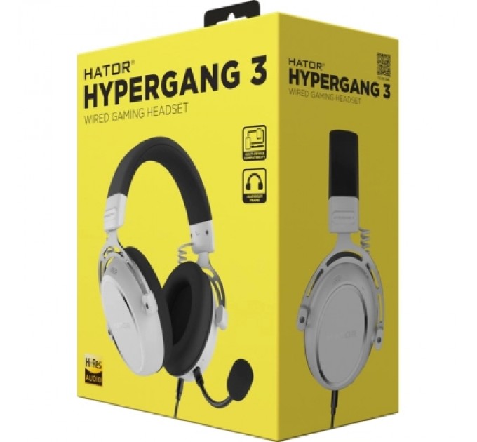 Hator Навушники Hator Hypergang 3 Hi-Res White (ESH06)
