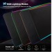 Килимок для миші з бездротовим зарядним пристроєм Choetech (T543-F) RGB Illuminated 15W Wireless Charging Mouse Pad