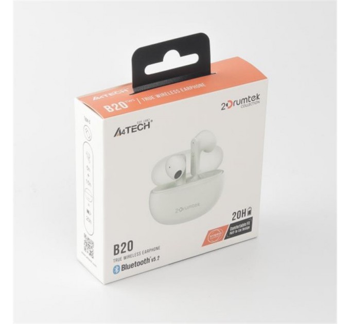 A4Tech Bluetooth-гарнітура A4Tech B20 Grayish White