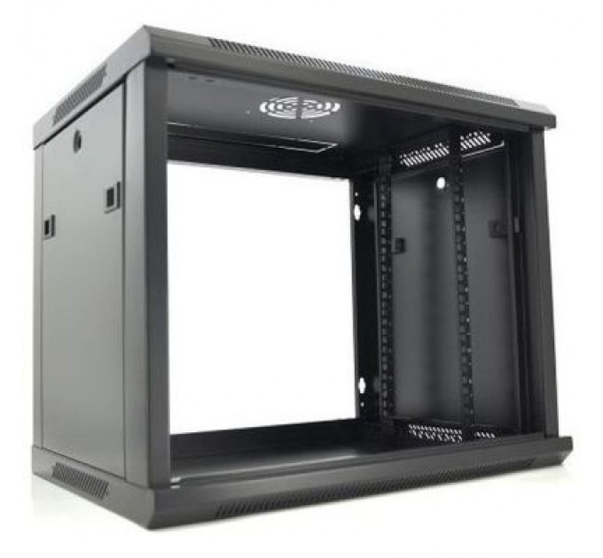 Шафа настінна Merlion 9U 19" 600*600*500 (Ш*Г*В)мм, black (Ml3-6609 / 23528)