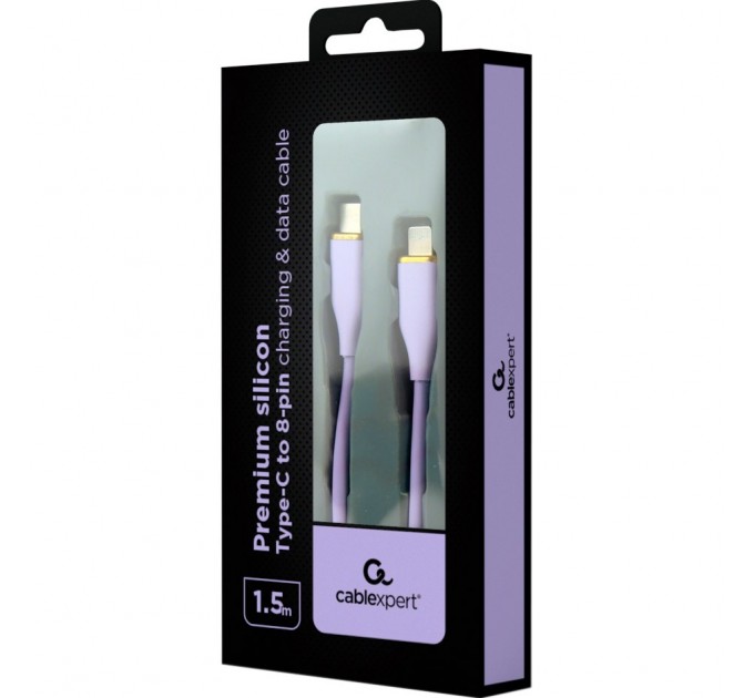 Cablexpert Кабель Cablexpert USB Type-C - Lightning (M/M), 2.25 A, 20 W, 1.5 м, Purple (CC-USB2S-CM8PM-1.5M-P)