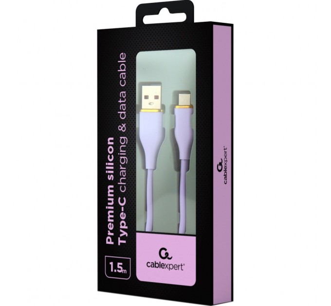 Cablexpert Кабель Cablexpert USB - USB Type-C (M/M), 2.1 A, 1.5 м, Purple (CC-USB2S-AMCM-1.5M-P)