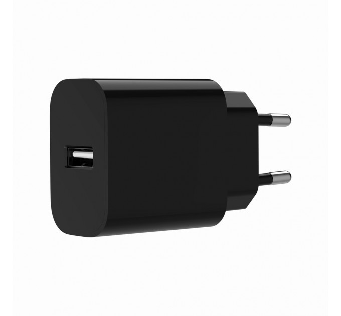 Gembird Мережевий зарядний пристрій Gembird (1USBх2.4A) Black (TA-UC-1A12-01-BK)