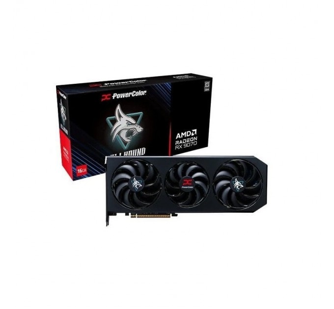 Відеокарта AMD Radeon RX 9070 16GB GDDR6 Hellhound PowerColor (RX 9070 16G-L/OC)