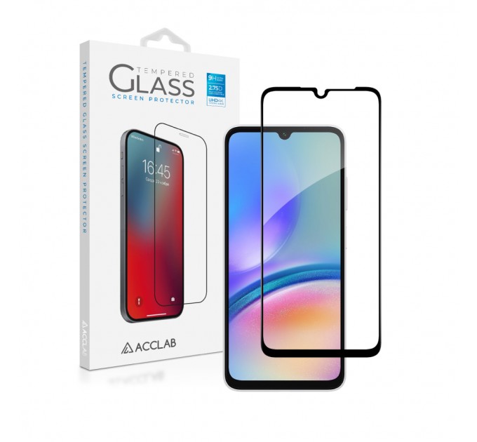 Захисне скло ACCLAB Full Glue для Samsung Galaxy A05s SM-A057 Black (1283126581908)