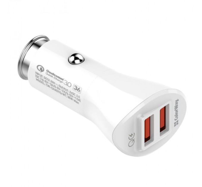 ColorWay Зарядний пристрій ColorWay 2USB Quick Charge 3.0 (36W (CW-CHA011Q-WT)