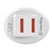 ColorWay Зарядний пристрій ColorWay 2USB Quick Charge 3.0 (36W (CW-CHA011Q-WT)