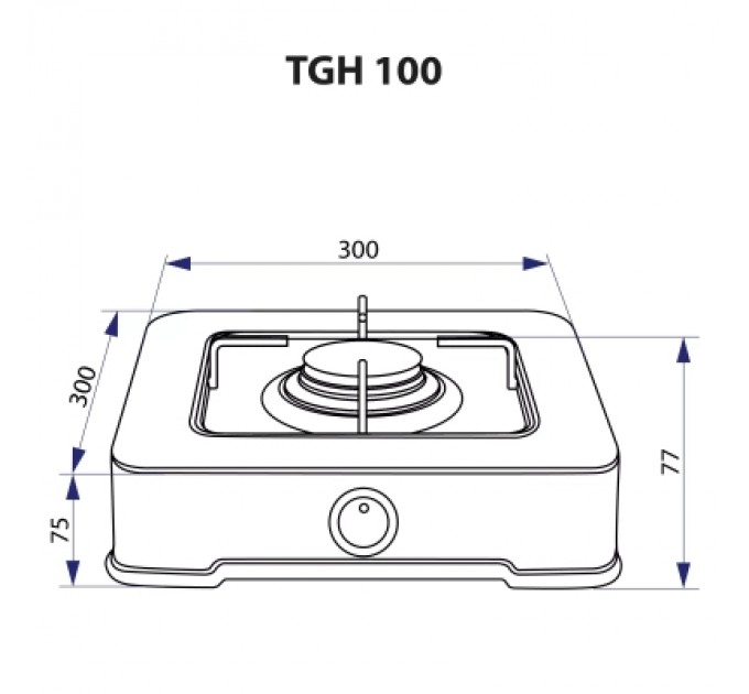 Minola Настільна плита Minola TGH 100 WH