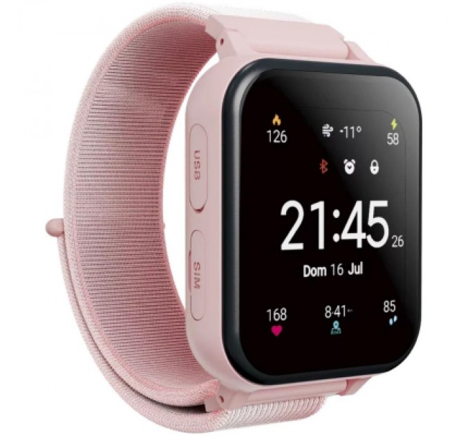 Canyon Смарт-годинник Canyon Alfie KW-37 MP3 Study&Game Pink (CNE-KW37PP)